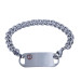 Bryden Medical ID Bracelet 7 5/8 Inch Stainless Steel