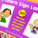 Let's Learn Sign Language, Top of Box