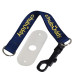 Chubuddy Chewy Holders - Navy Embroidered Gold - Single