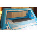 Safe Place Travel Bed - Blue (Open)