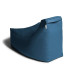 Jaxx Juniper Vinyl Bean Bag Chair - Blue (Back)