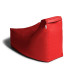 Jaxx Juniper Vinyl Bean Bag Chair - Red   (Back)