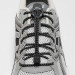 Lock Laces® Elastic Shoelaces - Black on Shoe