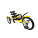 The Mobo Mobito three-wheeled cruiser is available in yellow.