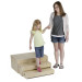 Nesting Benches with Platform - Girl Walking down