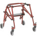 Nimbo Posterior Walker with Seat - Castle Red
