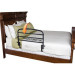 The 30" Pivoting Safety Bed Rail can easily be folded down and out of the way. 