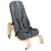 Special Tomato Soft-Touch Sitter with Stationary Base - Dark Gray