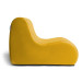 Jaxx Midtown Classroom Chair - Yellow, Side View 
